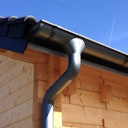 Vorschaubild Metall Dachrinnenset für Karibu Gartenhaus Sölden 1/2/3