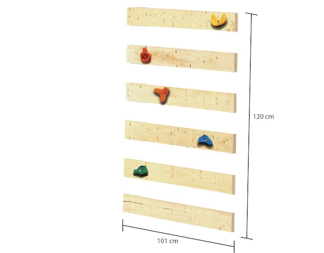Akubi Stelzenhaus Frieda mit Kletterwand