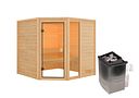 Vorschaubild Karibu Woodfeeling Sauna Tabea - 38 mm Massivholz Aktionssauna