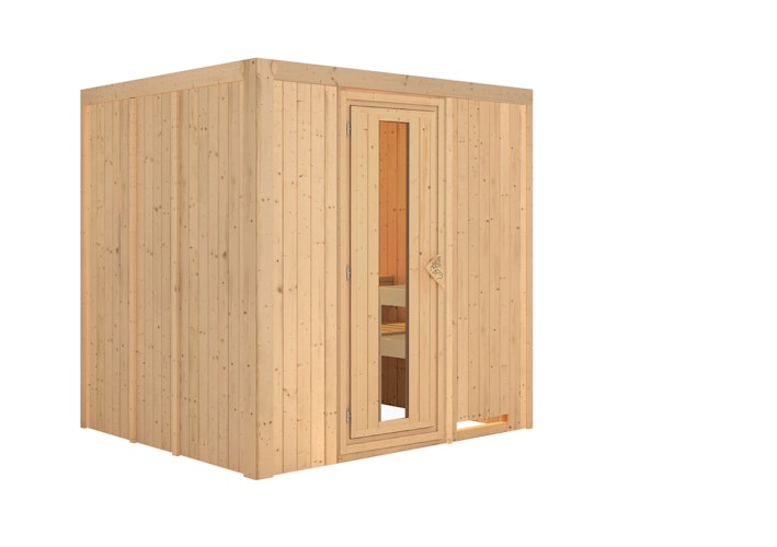 Karibu Sauna Sodin mit Fronteinstieg 68 mm