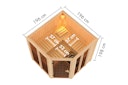 Vorschaubild Karibu Sauna Airi Superior mit Eckeinstieg 68 mm inkl. gratis Saunaofen im Wert von 599,99 €