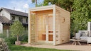 Vorschaubild Karibu Gartensauna Saunahaus Angkor 1 inkl. gratis Saunaofen im Wert von 599,99 €