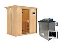 Vorschaubild Karibu Sauna Variado mit Fronteinstieg 68 mm