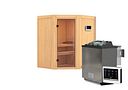 Vorschaubild Karibu Sauna Taurin mit Eckeinstieg 68 mm