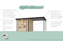 Karibu Metall-Holzgartenhaus Hybridhaus Jupiter A/B/C/D - 19 mm/0,5 mm
