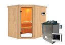 Vorschaubild Karibu Sauna Siirin mit Eckeinstieg 68 mm