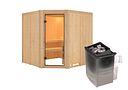 Vorschaubild Karibu Woodfeeling Sauna Kotka - 68 mm Aktionssauna