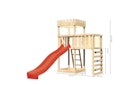 Vorschaubild Akubi Kinderspielturm Ritterburg Löwenherz inkl. Wellenrutsche, Anbauplattform und Kletterwand