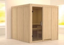 Vorschaubild Karibu Sauna Rodin mit Fronteinstieg 68 mm
