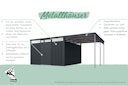 Karibu Metall Gartenhaus Osten (Østen) inkl. gratis Metallbox im Wert von 349,99 €