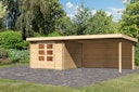 Vorschaubild Karibu Woodfeeling Gartenhaus Bastrup 5 naturbelassen - 28 mm