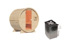 Vorschaubild Karibu Saunahaus Fasssauna 1 - 38 mm inkl. gratis Sauna-Zubehörset im Wert von 234,94 €