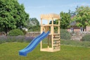 Vorschaubild Akubi Kinderspielturm Ritterburg Löwenherz inkl. Wellenrutsche und Kletterwand