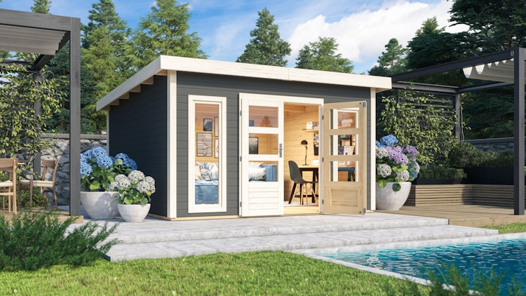 Karibu Woodfeeling Gartenhaus Northeim 5 - 38 mm