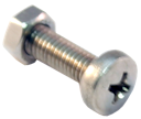 Vorschaubild Feststellschrauben mit Mutter für Rinnenhalter PVC, RG70 Typ 200 (10 Stück Beutel)