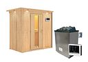 Vorschaubild Karibu Sauna Variado mit Fronteinstieg 68 mm inkl. gratis Zubehörpaket im Wert von 126,96€