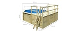 Karibu Pool Modell 1 A/B/C/D - kesseldruckimprägniert