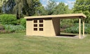 Vorschaubild Karibu Woodfeeling Gartenhaus Askola 2/3/3,5/4/5/6 mit 280 cm Schleppdach