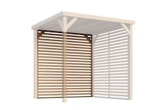 Karibu Lamellenwand für Pavillon CubecoZubehörbild