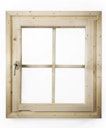 Karibu Dreh-/ Kippfenster für 28 mm Häuser und Carports 69 x 79 cm