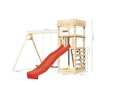 Vorschaubild Akubi Kinderspielturm Ritterburg Löwenherz inkl. Wellenrutsche, Doppelschaukelanbau und Kletterwand
