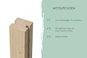 Vorschaubild Karibu Sichtschutz-Set Blickdicht / 1-5 Zaunfelder je 1950 x 1860 mm