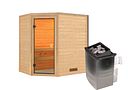 Vorschaubild Karibu Woodfeeling Sauna Jella - 38 mm Massivholz Aktionssauna