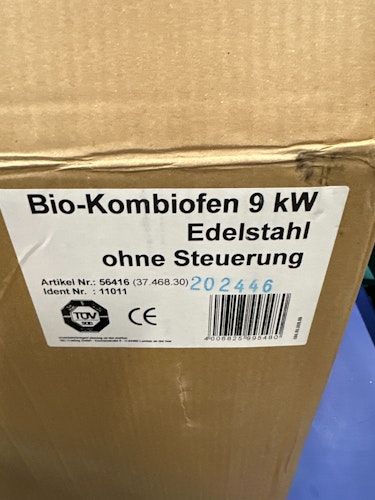 B-Ware Karibu 9 kW Bio-Kombiofen Saunaofen anthrazit inkl. Steuergerät EASY schwarz - Sparset