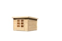 Vorschaubild Karibu Woodfeeling Gartenhaus Bastrup 5 naturbelassen - 28 mm