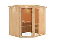 Vorschaubild Karibu Sauna Fiona 2 mit Eckeinstieg 68 mm
