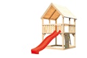Vorschaubild Akubi Kinderspielturm Luis mit Wellenrutsche und Kletterwand