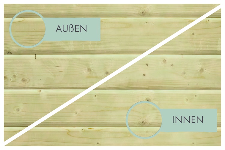 Karibu Pool Modell 5 Classic A 700 x 400 cm - kesseldruckimprägniert Aktionsangebot