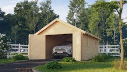 Karibu Garage Blockhausgarage 38 mm