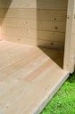 Vorschaubild Karibu Gartensauna Pultdach Saunahaus Norge terragrau inkl. gratis Saunaofen im Wert von 599,99 €