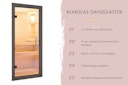 Vorschaubild Karibu Design Saunahaus Arcadia Blackline - 73 mm inkl. gratis Saunaofen im Wert von 599,99 €
