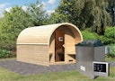 Vorschaubild Karibu Gartensauna/Saunafass Fasshaus 3 inkl. gratis Saunaofen im Wert von 599,99 €