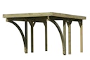 Vorschaubild Karibu Carport Einzelcarport Classic Einzel 1 - kesseldruckimprägniert