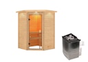 Vorschaubild Karibu Woodfeeling Sauna Antonia - 38 mm Massivholz Aktionssauna inkl. gratis Sauna-Zubehörset im Wert von 234,94 €