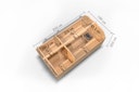 Vorschaubild Karibu Saunahaus Fasssauna Quadro 3 - 38 mm inkl. gratis Saunaofen im Wert von 599,99 €