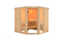 Vorschaubild Karibu Amelia 2 - Sauna mit Eckeinstieg 68 mm inkl. gratis Saunaofen im Wert von 599,99 €