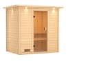 Vorschaubild Karibu Woodfeeling Sauna Selena - 38 mm Massivholz Aktionssauna inkl. gratis Saunaofen im Wert von 599,99 €