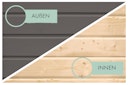Karibu Woodfeeling Gartenhaus Tintrup - 28 mm