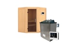 Karibu Sauna Taurin mit Eckeinstieg 68 mm