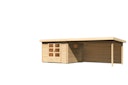 Vorschaubild Karibu Woodfeeling Gartenhaus Trittau 3/4/5 inkl. 400 cm Anbaudach - 38 mm