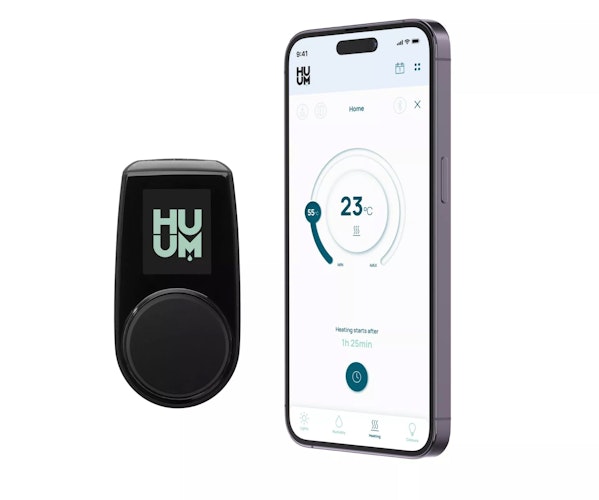 Karibu 9 kW Bio-Kombiofen anthrazit inkl. Huum WLAN Steuergerät mit App-Steuerung