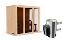Vorschaubild Karibu Sauna Irava 3 - 68 mm Systemsauna - 230 Volt Plug & Play inkl. 9-teiligem Gratis-Zubehörpaket im Wert von 137,95 €