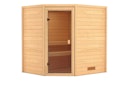 Vorschaubild Karibu Woodfeeling Sauna Mia - 38 mm Massivholz Aktionssauna inkl. gratis Saunaofen im Wert von 599,99 €