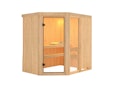 Vorschaubild Karibu Sauna Fiona 1 mit Eckeinstieg 68 mm inkl. gratis Saunaofen im Wert von 599,99 €