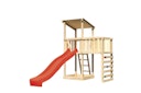 Vorschaubild Akubi Kinderspielturm Anna mit Pultdach inkl. Anbauplattform, Wellenrutsche und Kletterwand