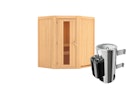 Vorschaubild Karibu Sauna Tonja - 68 mm Systemsauna - 230 Volt Plug & Play inkl. gratis Sauna-Zubehörset im Wert von 234,94 €